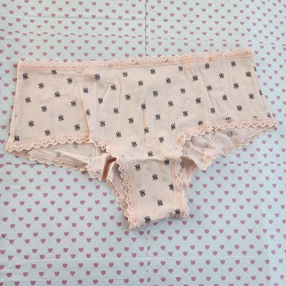Victoria's Secret Cheeky Stretch Cotton Lace Waist